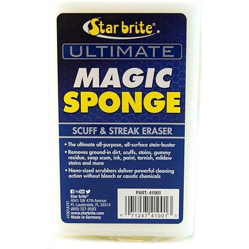 STAR BRITE Magic Sponge Scuff & Streak Eraser Cleaner 18 Pieces Display