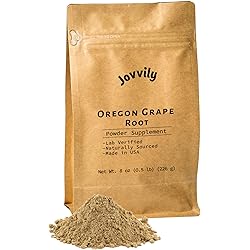 Jovvily Oregon Grape Root Powder - 8 oz - Single Ingredient, Herbal Supplement