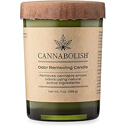 Cannabolish Smoke Odor Eliminating Candle, 7 oz, Natural Ingredients