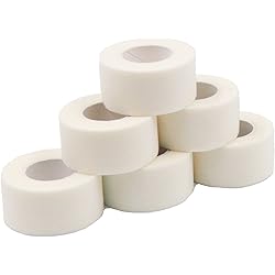 Healthstar First Aid Paper Tape White, 1" x 10yds - 6 Pack