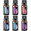 Top 6 Blends Essential Oils Set - Aromatherapy Diffuser Blends Oils for Sleep, Mood, Breathe, Temptation, Feel Good, Stress Relief