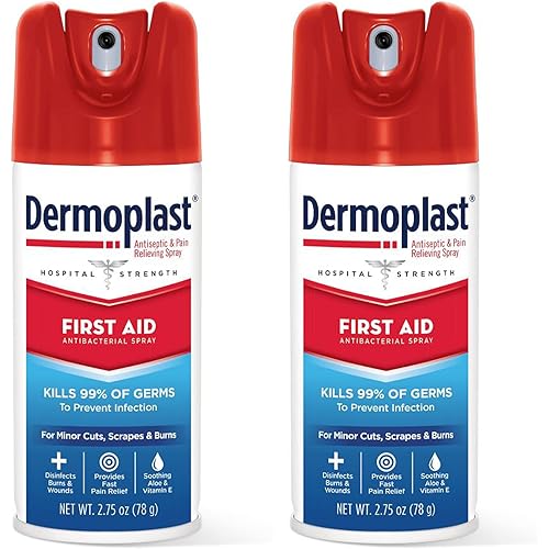 DERMOPLAST First AID 2.75OZ Spray Pack of 2