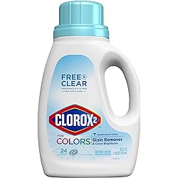 Clorox 2 for Colors, Free & Clear Stain Remover and Color Brightener, 33 Ounces package May Vary