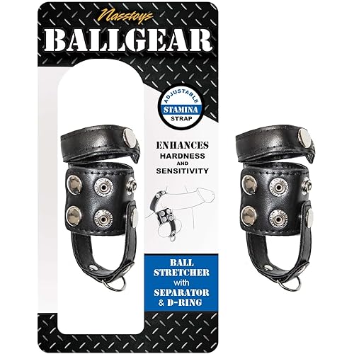 Ballgear Ball Stretcher with Separator & D-Ring - Black