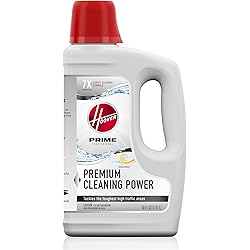 Hoover Prime Professional Deep Cleaning Carpet Shampoo, Concentrated Machine Cleaner Solution, 50oz Formula, AH31959, White