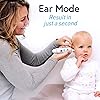 IPROVEN Digital Ear Thermometer for Adults, Kids and Babies [Fast, Accurate and Easy to Use] Ear and Forehead Mode, LED Display, Fever Alarm and 35 Memory Slots, iProven DMT-511
