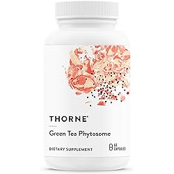 Thorne Green Tea Phytosome - Antioxidant, Liver Protective, and Metabolic Benefits of Green Tea Without The Caffeine - 60 Capsules