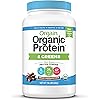 Orgain Organic Plant Based Protein & Greens Powder, Creamy Chocolate Fudge - 1.94 Pound & Organic Plant Based Protein Superfoods Powder, Vanilla Bean - Vegan, Non Dairy, Lactose Free, 2.02 lb