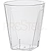 100 Clear Plastic Shot Glasses 2 OZ - Disposable Shot Glasses Bulk - Wine Tasting Cups - Small Plastic Tumbler - Square Shooter, Whiskey Mini Shot Cups - small plastic cups bulk