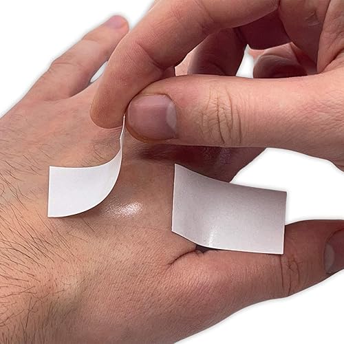 URSA Tape Sticky Strips, No-Residue Clear Fashion Tape for Costumes, Shoes and More, Body Tape for Delicate Skin, Double Sided Tape for Clothes and Medical Accessories, Pack of 60