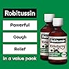 Robitussin Maximum Strength Elderberry Cough Chest Congestion DM Non Drowsy Liquid Cough Medicine, Relief Twin Pack, 8 Fl Oz, 2 Count