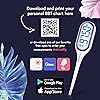 New 2023 iProven Basal Body Thermometer with Jumbo LCD & Backlight - BBT for Ovulation Tracking - 1100th Accurate Digital Electronic Fertility Monitor Temperature Tracker