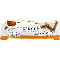 Power Crunch High Protein Energy Snack 1.4-Ounce Protein Bars 20 Peanut Butter Creme