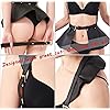 Women PU Leather Dress with Leather Flogger Roleplay Outfits for SM Toy Set Sex Fetish Clothing Sexy Harness Fashion Womens Lingerie Dress Party Clubwear - Role Play, Costumes, and Couples Black