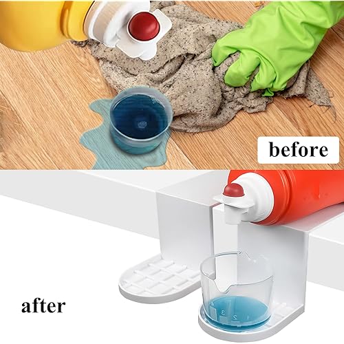 Laundry Detergent Holder, 2 PCS Laundry Detergent Drip Catcher to keep Clean for Laundry Room Anti-Drip and Anti-Leak