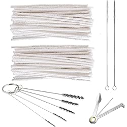 Pipe Cleaners Tool Set 100 pcs Pipe Cleaners Crafts 1pc Pipe Tamper Reamer 1pc Mini Nylon Brush Set and 2pcs Drinking Straw Cleaning Brushs