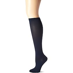 Activa 15-20 mmHg Sheer Therapy Women's Socks, Navy, Large