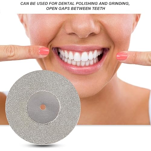 Multifunction Dental Double Side Cutting Polishing Disc Oral Care Tool, Teeth Whitening Oral Hygiene Care Tools kit[2], 5pcs Dental Diamond Disc Teeth Grinding GuardsPain Relief-Orthodontics