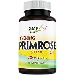 GMPVitas Evening Primrose Oil-Maintain Smooth-Healthy Looking Skin-Supports hormonal Balance-Supports hormonal Balance 1