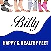 Bitly Plantar Fasciitis Compression Socks for Women & Men - Best Ankle Compression Sleeve, Nano Brace for Everyday Use - Provides Arch Support & Heel Pain Relief Black, Medium
