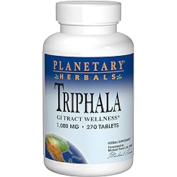 Planetary Herbals Triphala 1000mg - 270 Tablets