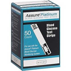 Assure Platinum Glucose Test Strips for Meter 50ct
