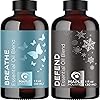 Breathe and Defend Essential Oils Set - Purifying Essential Oil Blends for Diffuser Aromatherapy and Baths - Relaxing Essential Oils for Diffusers for Home