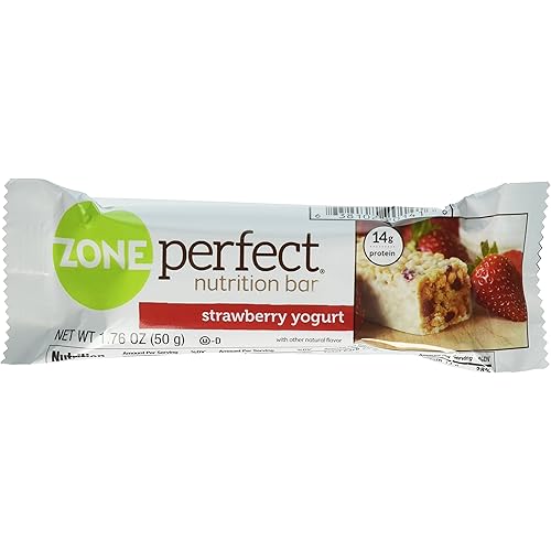 ZonePerfect Nutrition Snack Bars, Strawberry Yogurt, 5 Count