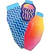 Welly Bandages - Waterproof | Adhesive Flexible Fabric Bravery Badges | Assorted Shapes for Minor Cuts, Scrapes, and Wounds | Colorful and Fun First Aid Tin | Jellyfish Patterns - 39 Count