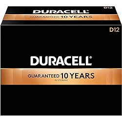 Duracell Mn1300 Coppertop Alkaline Batteries, D, 12Bx