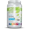 Vega One All in One Nutritional Shake French Vanilla - Plant Based Vegan Protein Powder, Non Dairy, Gluten Free, Non GMO, 29.2 Ounce Pack of 1
