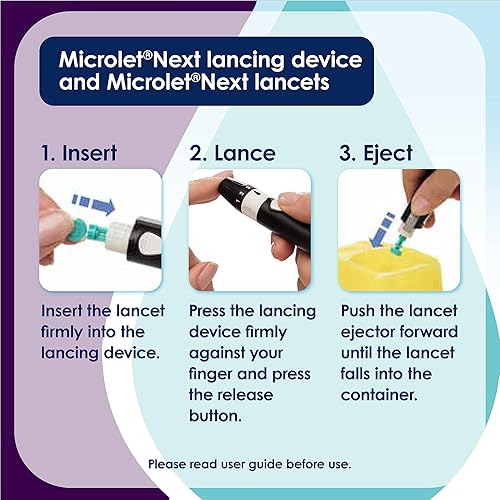 MICROLET NEXT Adjustable Lancing Device, 5 Depth Settings