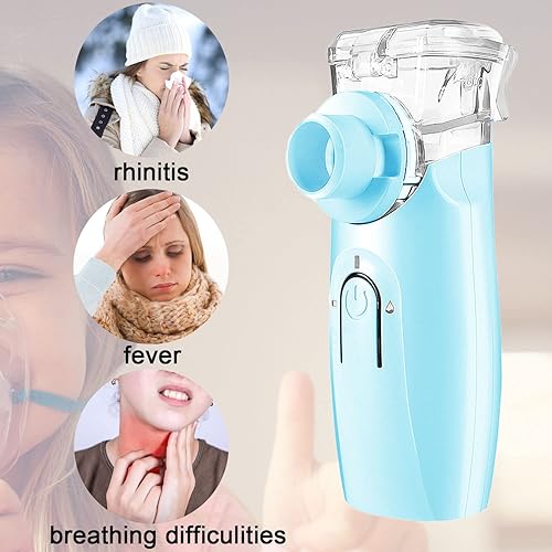 MAYLUCK Handheld Portable Inhaler Ultrasonic Nebuliser Strong Mist for Baby Kids Adults