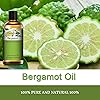PHATOIL 100ML Bergamot Essential Oil, for Aromatherapy Diffusers, Humidifiers, Skin Care, Massage, Great for DIY Candle and Soap Making, Gift for Friend