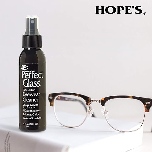Hope's 4PGE12-12pk Perfect Glass Eyewear Cleaner