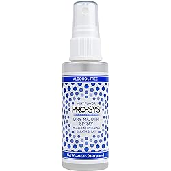 PRO-SYS® Dry Mouth Spray, Alcohol-Free, Sugar-Free, Mild Mint, 2 fl. oz. – 1 Bottle