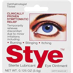 Stye Sterile Lubricant Eye Ointment, Ophthalmologist Tested, 0.125 ounces