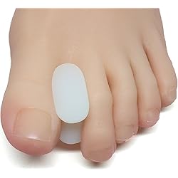 ZenToes 6 Pack Gel Toe Separators with No Loop for Bunions and Corns - Corrector Pads Provide Bunion Relief and Prevent Toe Rub Large