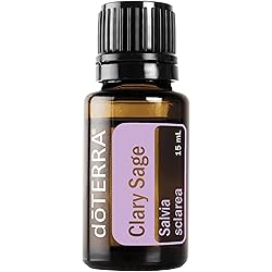 doTERRA - Clary Sage Essential Oil - Promotes Healthy-Looking Hair and Scalp, Promotes Restful Sleep, Calming and Soothing to the Skin; For Diffusion, Internal, or Topical Use - 15 mL