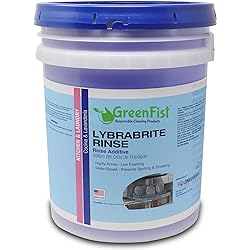 Lybrabrite Commercial Dishwasher Rinse Additive Aid & Agent [Ready-to-Use] for Industrial Machines, 5 Gallon Pail