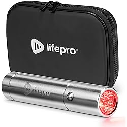 LifePro Infrared & Red Light Therapy for Joint and Muscle Pain. Red Light Therapy Device for Pain Relief. Near Infrared Light Therapy for Inflammation - Face & Body Use - 3 wavelengths