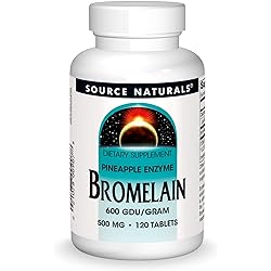 Source Naturals Bromelain 500mg Proteolytic Enzyme Supplement - 120 Tablets
