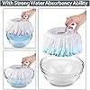 Tsmine 6 Pack Mop Heads Replacements Washable Microfiber Spin Mop Refill Cleaning Supplies for Home, Office, Industrial and Commercial Use,Compatible with Hurricane,Mopnado Spin Mop