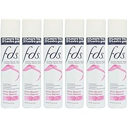 FDS Hypoallergenic Intimate Deodorant Spray White Blossom 2oz 6-Pack