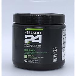 Herbalife 24 BCAAs: Green Apple Nutrition 203 G for The 24-Hour Athlete, Branched-Chain Amino Acids to Support Lean Muscle Growth, Natural Flavor, No Artificial Sweetener, Stimulant Free