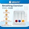UB UBREATH Breathing Exercise Device for Lung Function Deep Breath Trainer with Mouthpiece