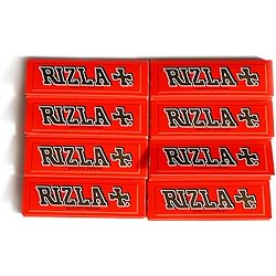 8 booklets Rizla Red Regular papers 70mm