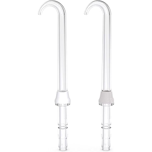 Waterpik DT-100E Implant Denture Replacement Tips Water Flosser Tip Replacement, Clear, 2 Count