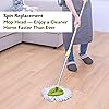4 Pack EasyWring Spin Mop Head Replacement - Mop Replace Head Compatible with O-Ceda, Microfiber Spin Mop Refills, Mop Replacements Easy Cleaning Spinning Head, Spin Mop Refill for Floor Cleaning