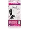 Dr Laura Berman Intimate Basics Lottie - 10 Function Remote Panty Pleaser Vibrator - Pocket Adult Toys for Couples - Wireless Vibe Egg Massager - Black